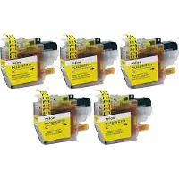 Inkpro 5 x kompatible Tintenpatrone LC-3219 XL / LC-3217 Yellow für Brother MFC-J5330, MFC-J5335, MFC-J5730, MFC-J5830, MFC-J5930, MFC-J6530, MFC-J6535, MFC-J6730, MFC-J6930, MFC-J6935