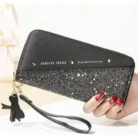 HARAHU KI-15389 Geldbörse - Schwarz für Damen KP15389