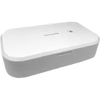 Maxxo 15W kabelloses Schnellladegerät / Qi-Ladegerät mit UVC-Desinfektion für Handy, Schlüssel, Smartwatch & Brille – Sterilisationsbox mit Aromafunktion