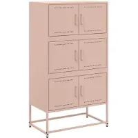 Syfax Sideboard Rosa 68,5x38,5x123,5 cm Stahl