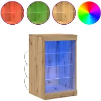 Syfax LED-Sideboard Artisan-Eiche 41 x 37 x 67 cm Holzwerkstoff