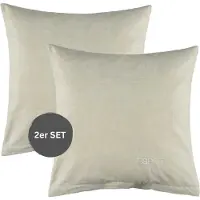 Esprit Renforcé Kissenbezüge und Bettwäsche HARP Grau 40 x 40 cm 2er Pack