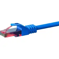 Danicom CAT6 Netzwerkkabel, U/UTP, 0.50 meter, Blau, 100% Kupfer
