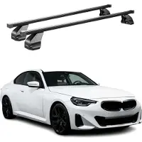 Menabo Dachträger Grundtäger für BMW 4er G26 Gran Coupé 2020-25 Schwarz Stahl 2x