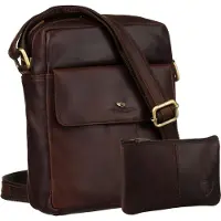 Peterson PTN 719E-OPU-6866 Braune Ledertasche