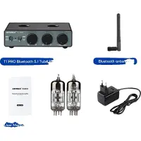 OEM AIYIMA T1 PRO Röhrenvorverstärker, Bluetooth 51, individuelle Bass- und Höhenregelung, T1 PRO mit 12V EU