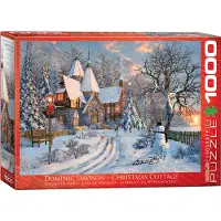 Empireposter 1000 Teile Puzzle Weihnachtliches Landhaus von Dominic Davison