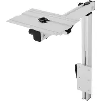StarTech.com Drehbares Tischbein für Wohnmobil/Wohnwagen/Boot - DX0052 Tischgestell - Höhenverstellung 17 cm - Tragkraft 50 kg - Aluminiumlegierung - Tischplatte 50,8×40,8 cm - Silber
