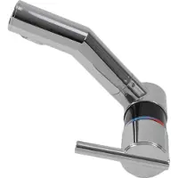 Comet Wasserhahn Mischer Mischbatterie London/Sienna + Schalter dreh und schwenkbar schwarz chrom 12 cm