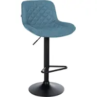 CLP Barhocker Kasson, Farbe:Dunkelgrau, Grundmaterial:Samt