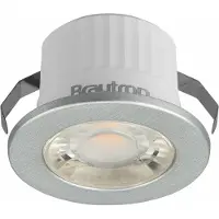 Mundotec LED Einbauspot Minispot 3 Watt | silber | IP54 | warmweiß (3000 K)