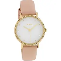 Oozoo Leder Damen Uhr Analog Quarzuhr Armband rosa Timepieces D2UOC10421