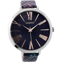 Oozoo Metall Damen Uhr Analog Quarzuhr Armband blau Timepieces D2UOC9215A