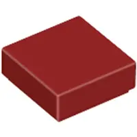 LEGO 1x1 Fliesen 3070 - 100 Stück Dunkelrot