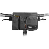 Sonstiges Fahrrad Lenkertasche 2L Schwarz- Aufbewahrungstasche mit Schultergurt