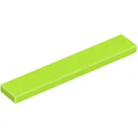 LEGO 1x6 Fliesen 6636 - 250 Stück Lime