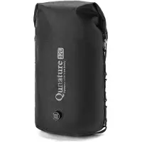 Qunature 12L Fahrradtasche 100% Wasserdicht Rollverschluss Bikepacking Gepäcktaschen Packtasche Kompressionssack Schwarz