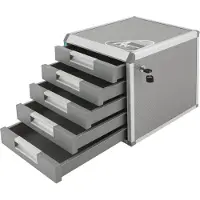 StarTech.com Schreibtisch-Organizer - Schubladen-Organizer - Aluminiumlegierung - Abschließbar - Für Büropapier und Dokumente - Kompakt