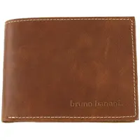 Bruno Banani Leder Geldbörse Buffalo Wallet Cognac hellbraun