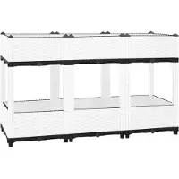 Syfax Hochbeet 120x40x71 cm Polypropylen