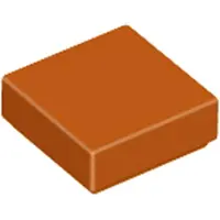 LEGO 1x1 Fliesen 3070 - 50 Stück Dunkles Orange