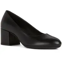 Geox - Damen Pumps "D Eleana A", Nappaleder FS11010 (37 EU) (Schwarz)
