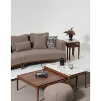 AEA Wohnzimmer 2x Couchtisch Tisch Luxus Design Möbel Braune Tische 2tlg.