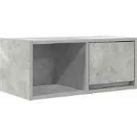 Syfax TV-Schrank Betongrau 60x31x25,5 cm Holzwerkstoff