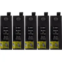 Inkpro 5 kompatible Druckerpatronen T3591, T35 XL Black für Epson WorkForce Pro WF-4720 DWF, WF-4725 DWF, WF-4730 DTWF, WF-4735 DTWF, WF-4740 DTWF