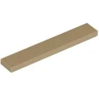 LEGO 250 Stück , Teil Nr. 6636 in Dunkel Beige