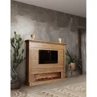AEA Wohnwand TV-Wand Holz Stil Wohnzimmer Möbel Schrank Wohnwände Luxus Möbel