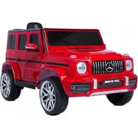 Jamara Ekspand | Elektroauto Mercedes G63 - Rot - Mit Fernbedienung - EVA-Räder - Luxus für Kinder