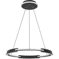 Rabalux 72229 Pendelleuchten Sindri LED 45 Metall Kunststoff schwarz