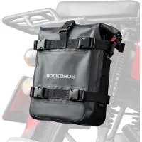 RockBros Fahrradtasche 100% Wasserdicht Motorrad Gepäckträgertaschen mit Schultergurt 5-7L