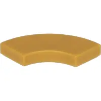LEGO 2x2 Fliesen Rundecke 27925 - 250 Stück Pearl Gold