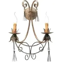 AEA Wandleuchte Lüster Wandlampe Wandleuchten Wand Lampen Beige Luxus Neu