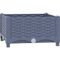 Syfax Hochbeet 40x40x23 cm Polypropylen