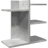 Syfax Schreibtisch-Organizer Betongrau 42x21,5x42 cm Holzwerkstoff