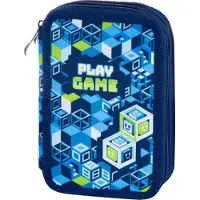 Astrabag , Dreistöckiges Federmäppchen mit PLAY GAME-Mine, AC31, 503023016