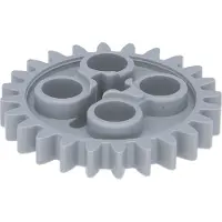 LEGO 5x Technic Zahnrad z24 neu-hell grau Zahnräder 24 Zähne Rad 4211565 3648