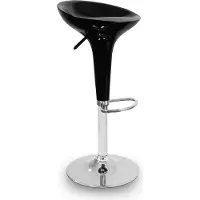 AGA Barhocker MR2041 Schwarz, Barstuhl 360° drehbar, Barhocker, Barstuhl, Bistrohocker