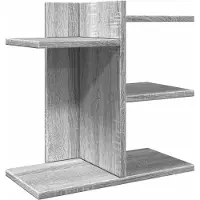 Syfax Schreibtisch-Organizer Grau Sonoma 42x21,5x42 cm Holzwerkstoff