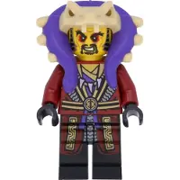 LEGO Original Ninjago Chen Minifigur aus Kunststoff mit Schlangenmuster-Details