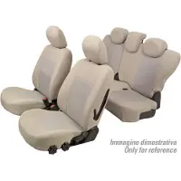 Lampa Sitzbezüge Set Superior beige 8 mm Schaumstoff für Seat Mii 5p 05/12-07/20