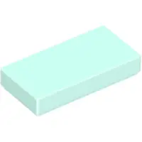 LEGO 1x2 Fliesen 3069 - 50 Stück Helles Aqua
