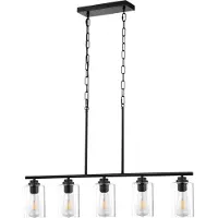 Vevor 5-Light Kitchen Island Pendant Lights 60W Adjustable Dining Room Light E27