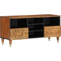 Sonstiges TV-Schrank 100x33x46 cm Massivholz Mango