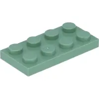LEGO 50 Stück 3020 Platten Plates 2x4 Part Basic 50 Sandgrün