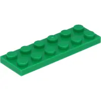 LEGO 2x6 Platte 3795 - 50 Stück Grün