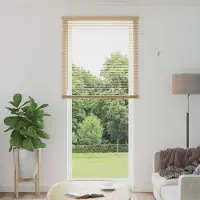 Syfax Venetianer Jalousie Hellbraun mit Muster 213 x 90 cm PVC